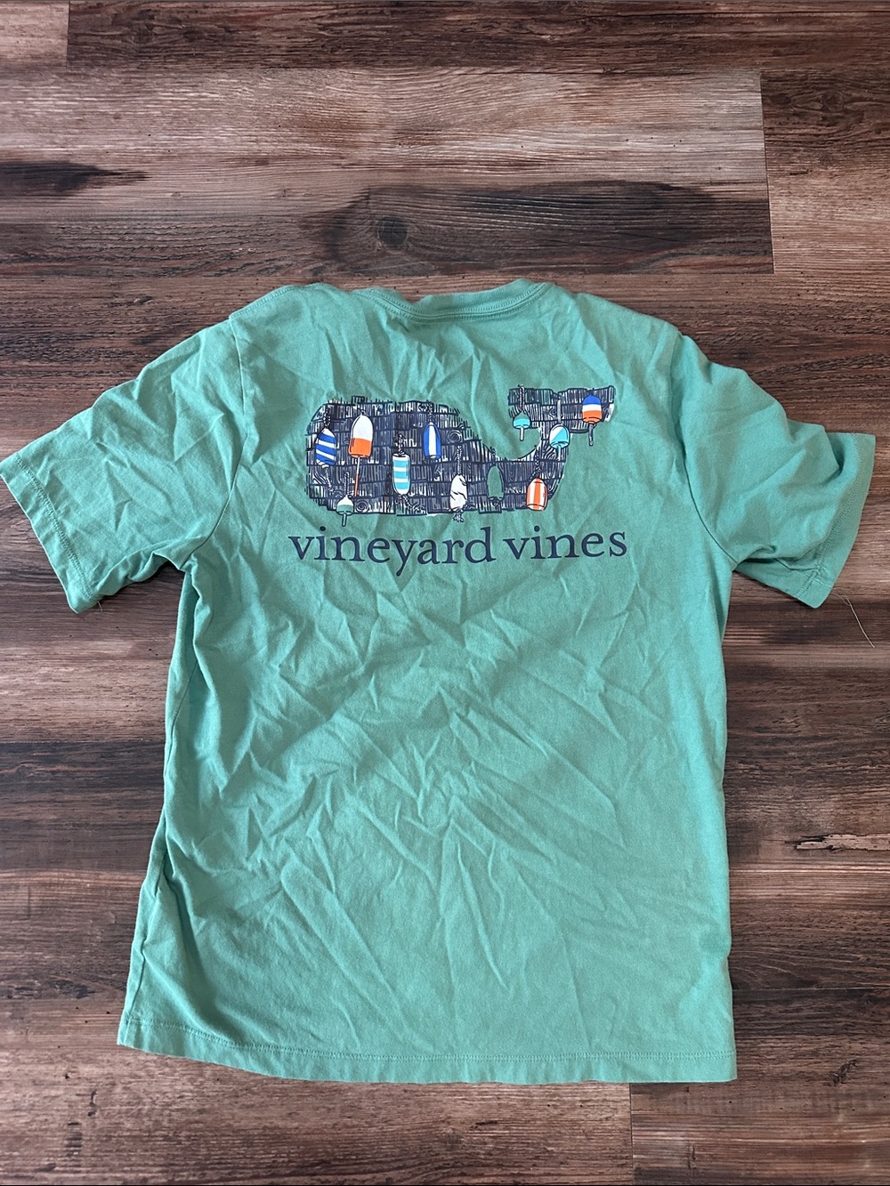 Vineyard Vines Mint Green Whale Graphic Tee